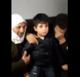 شاهد بالفيديو لحظة الافراج عن الطفل فواز القطيفان 